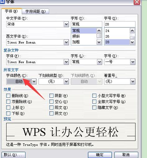 WPS怎么打出彩色字 