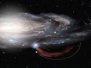 哈伯望远镜发现有怪异的 云 往银河系前进 