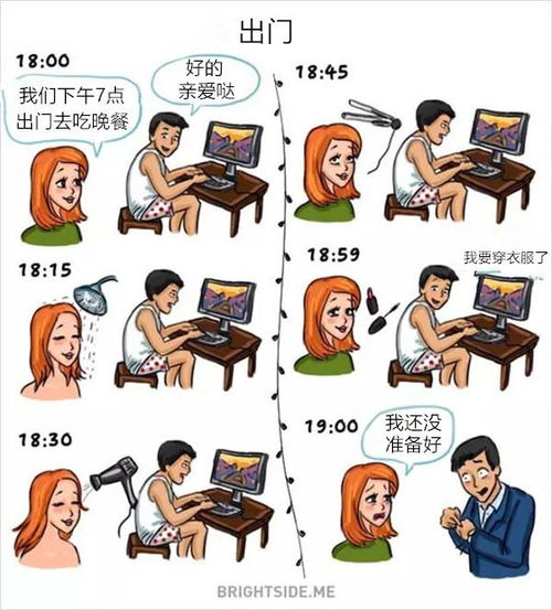 人性漫画 男人和女人的本质区别