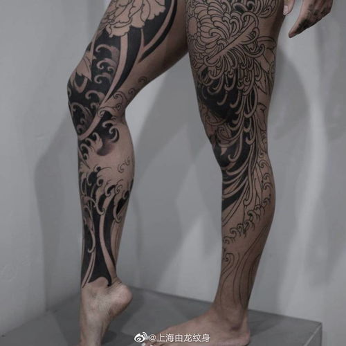 传统花腿纹身图案