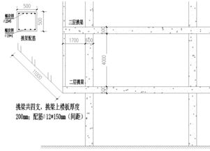 1.7米悬挑梁能承载多重,上下二层的挑梁能连接吗 