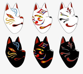 花纹小猫面具素材图片免费下载 高清装饰图案png 千库网 图片编号2416021 