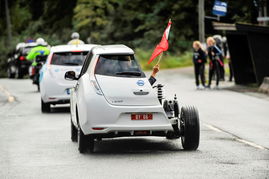 挪威260.5辆电动车游行 创新世界纪录 