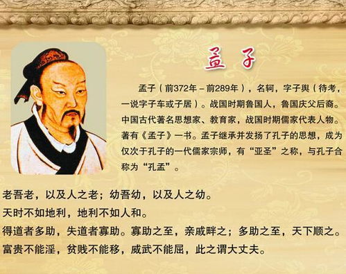 道德14字名言—孟子说过的道德的名言？