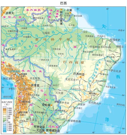 关于巴西的地理知识(关于巴西的地理知识有哪些)