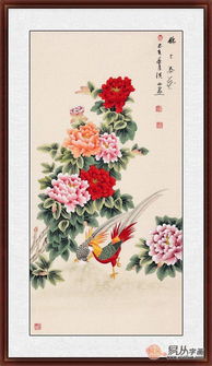 迎门玄关挂什么画比较好,精美吉祥的国画花鸟作品最受欢迎了 