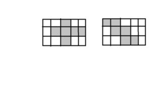 从如图中的长方形纸上下剪下一部分,要折成一个棱长二厘米的正方体,可以怎么剪 设计两种不同的方案在图 