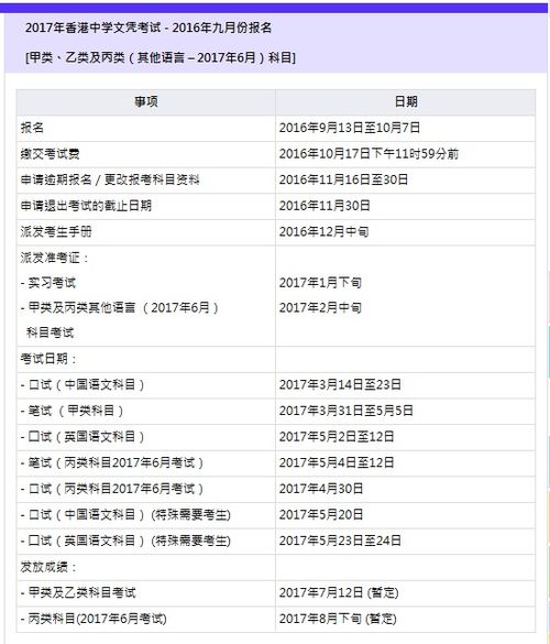 香港高考时间和内地一样吗 今天是多少号 也是分文理吗 