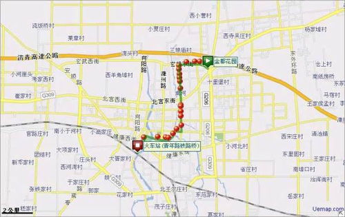 从潍坊火车站到潍坊市中心怎么走  方向,距离,几路公交车 (奎文梨园免费停车场有哪些)