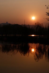 惠州广州驴行 西湖的夕阳