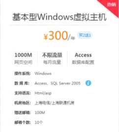现在办网站需要什么服务器 一个多少钱 (虚拟主机托管费用)