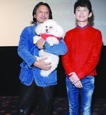 电影 快乐到家 上海首映 何炅自称是小狗粉丝 