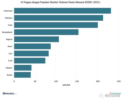 数字印尼 世界穆斯林人口分布,印尼占多少