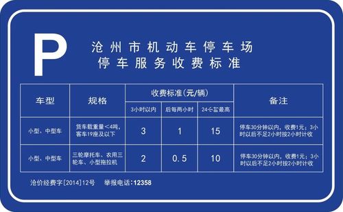 2022沧州停车收费标准最新规定(沧州市停车场培训收费标准)