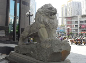 石雕狮子的造型有很多种