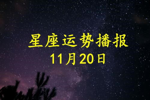 12星座2020年11月20日运势播报