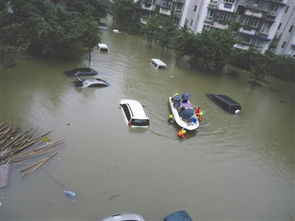 宜宾 公务员小区 排水管太水 年年被水淹 图