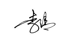 李清帮我设计一个艺术签名 