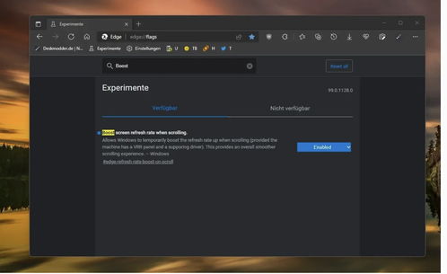 Edge浏览器正测试可变刷新率支持 在滚动时更加流畅