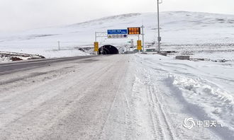 青海南部积雪不易融化 道路交通受影响