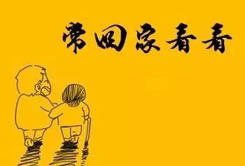 知道你路上堵得很辛苦,但还请常回家看看 