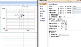 Excel中怎么使用双对数坐标画图？