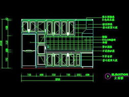 厨房实例CAD祥图7 CAD空间.. 厨房图块下载 家装类 土巴兔CAD图块频道 