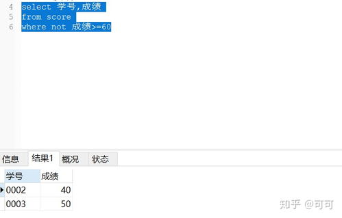 姓名代码查询 SQL学习第二关简单查询