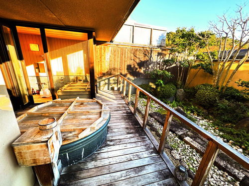 日本旅行 亲子房间奈良山顶露天温泉浴缸 