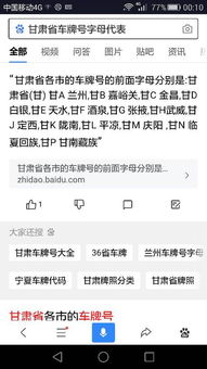 车牌上的 甘M 是什么意思 