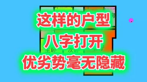 这样的户型,是上上等户型 八字打开 优缺点无隐藏,利大于弊