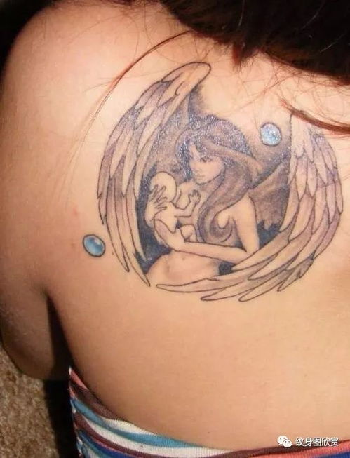 天使纹身图案