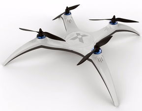 天呐 X Drone概念型四轴无人机像蜘蛛 
