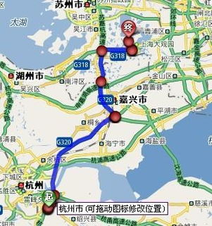 请问从杭州到上海自驾车应该怎么走 