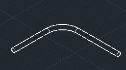 CAD将两条直线相交经过倒圆角后,将所有线段合并 j ,经扫掠后发现多了两条线,如何做才能不显示两条线 