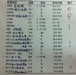 幼儿血常规检测结果,有几项在正常范围之外,不知道有什么影响没有 