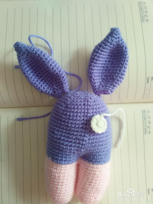 钩针编织 简单小兔子玩偶的钩法 