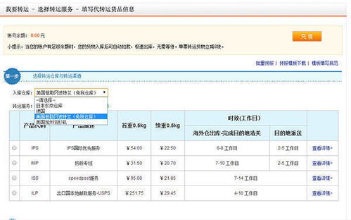 美国海淘转运价格查询表（海淘转运单号查询） 第1张