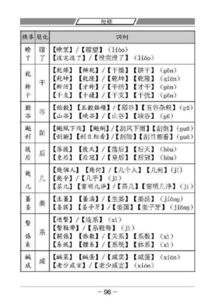 繁体字偏旁部首大全 图片搜索