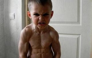 2岁进健身房,5岁就肌肉满身破世界纪录的男孩