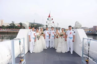 听闻海军的军装和婚纱最配,不信来瞧瞧这场集体婚礼