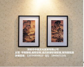 深圳罗湖油画框订做 装饰画装裱 专业装裱油画公司 