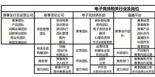 电竞干货 怎么找电竞方向的工作大总结 