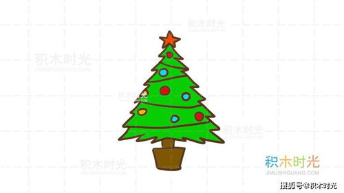 画摩羯座圣诞树，画摩羯座圣诞树图片