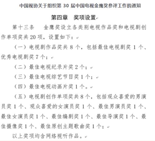 改设 最佳男 女演员 奖项后,围绕金鹰奖的 金杯 和 水晶杯 之争能止息吗