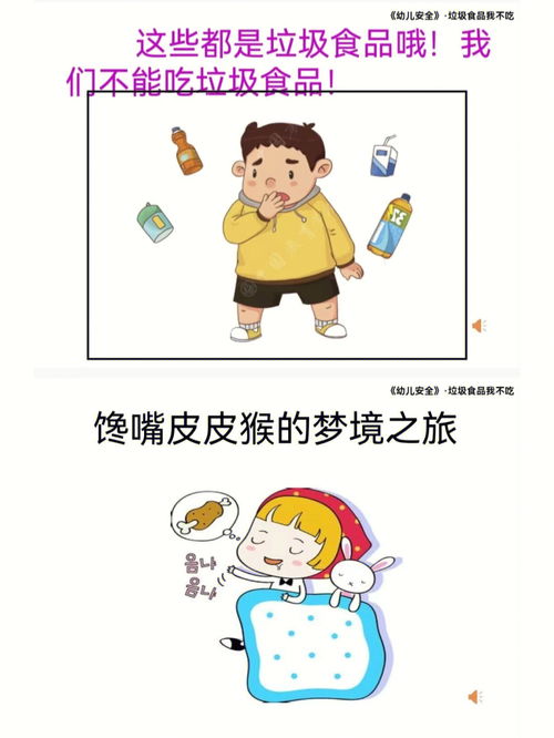 幼师必备小班健康 垃圾食品我不吃 