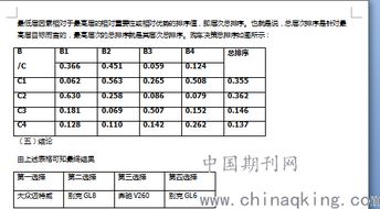 层次分析法的应用毕业论文范文