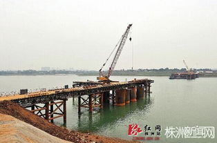 株洲湘江七桥命名渌口大桥 预计年底通车