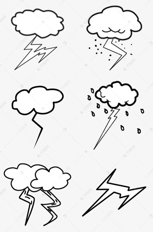 雷雨天气打雷晴天刮风素材图片免费下载 千库网 