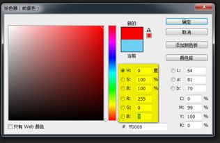 photoshop颜色比例是多少